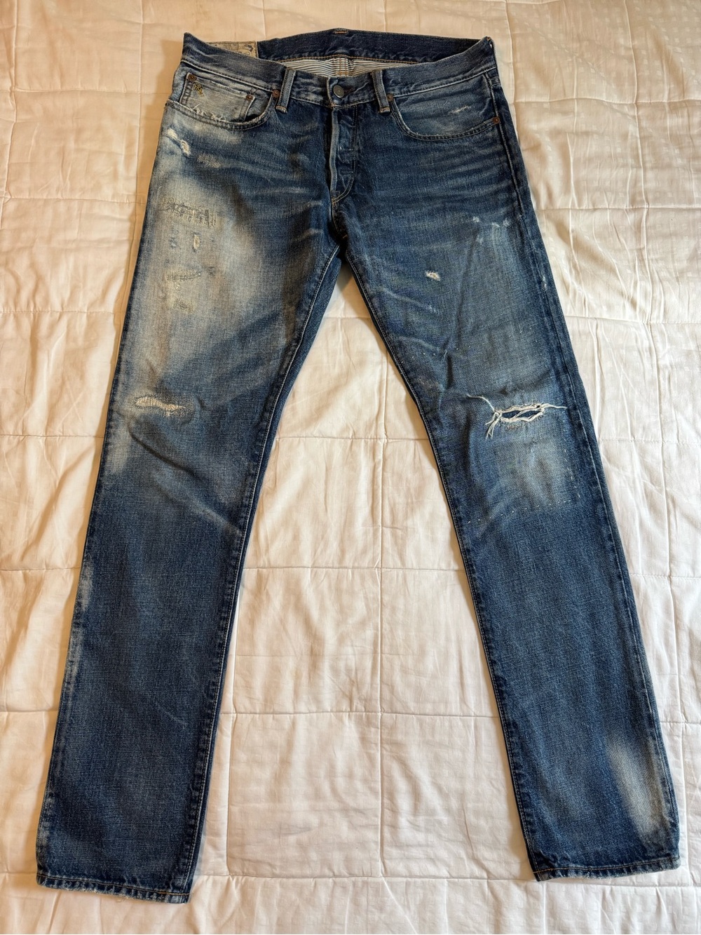 Polo Ralph Lauren Sullivan Slim Distressed Jeans